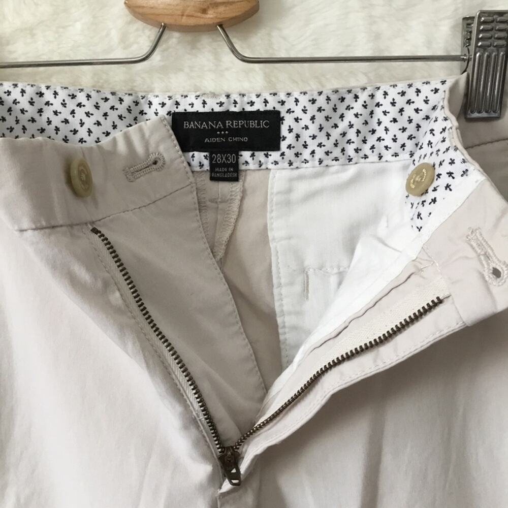 Banana Republic Light Beige Aiden Chino Pants - Picture 5 of 16